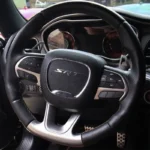 Dodge Challenger paddle shifters. No more need for stick on extensions, these shifters bolt right up.