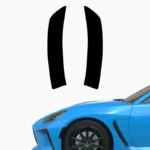 Black side marker lights overlay on a Toyota GR86.