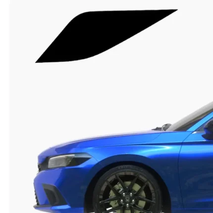 Honda Civic with headlight tint that covers the amber section.