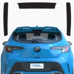 A reflector and third brake light tint kit for a 2019-2025 Toyota Corolla Hatchback.