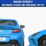 A range of tail light tint kits for Toyota Gr86 models.