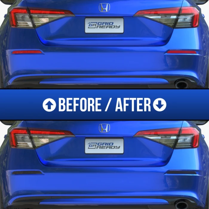 Black reflector tint on 2022-2025 Honda Civic.