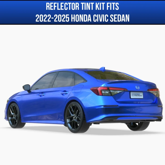 Honda Civic reflector tint kit for 2022-2025 sedans.