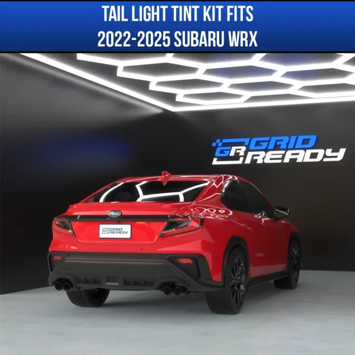 Fitment guide for WRX tail light overlays.